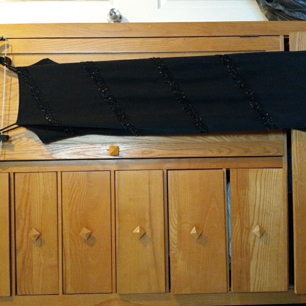 Sara Sara long black dress
